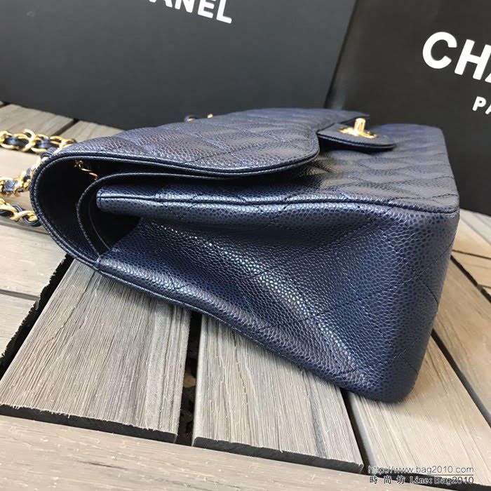 CHANEL香奈兒 独家背景实拍 小香cf系列 鱼子酱 1119#经典款 原厂小牛皮 里內小羊皮 時尚百搭 鏈條單肩斜挎包  Cco1130